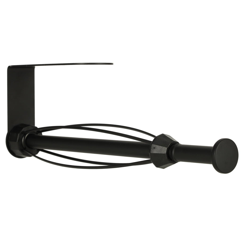 Suport rola prosop de bucatarie, culoare neagra-4