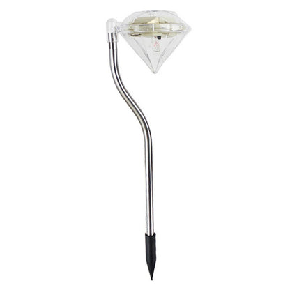 Lampa Solara estetica exterioara de gradina RGB LED tip "lampadar"-4