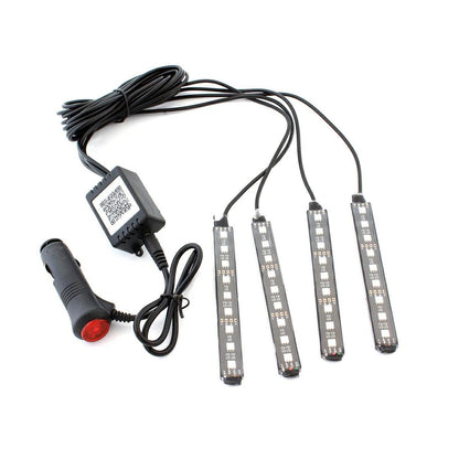 Lumini UnderCar LED - RGB pentru interior sau exterior cu Bluetooth - 12cm ZD65B-1