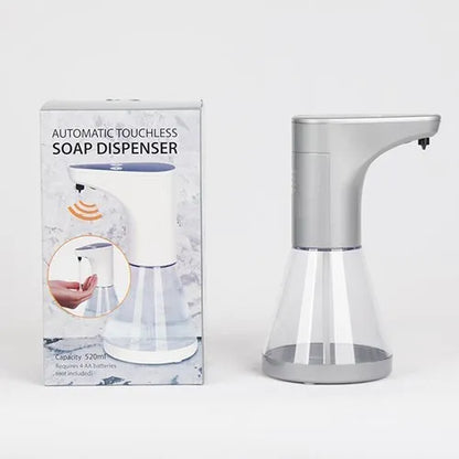 Oferta 4in1: Dispenser Folie Alimentară + Dozator Automat de Săpun + Set 6 Capace Etanșe Flexibile Reutilizabile + Aparat Spumare Lapte cu 2 Capete