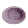 Accesoriu din silicon pentru curatarea accesoriilor makeup, pensule, buretei, 14.5 x 11,5 cm, 2 moduri de utilizare, pliabil, mov-0