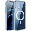Husa protectie Flippy pentru iPhone 13 Mag Safe, 2 in 1 incarcare si magnet, Silicone, Transparenta-0