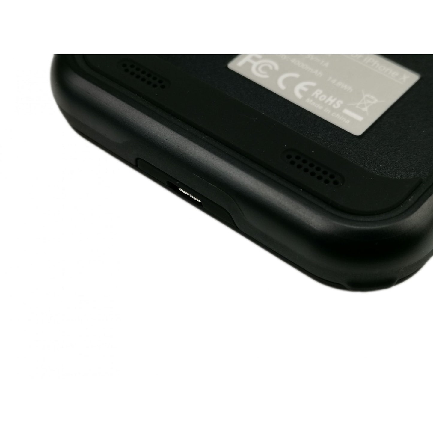 Acumulator extern iFans Battery Case 4000 mAh pentru Apple iPhone X, Negru-1