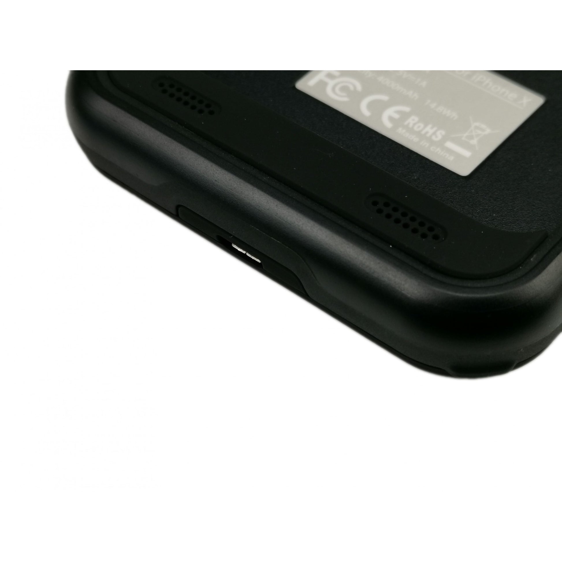 Acumulator extern iFans Battery Case 4000 mAh pentru Apple iPhone X, Negru-1