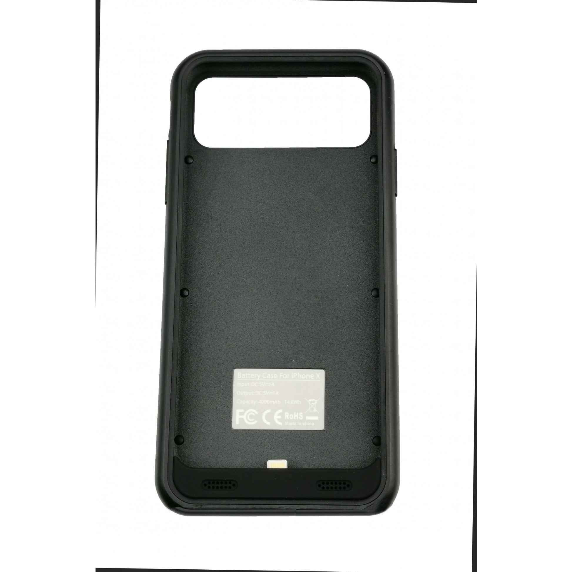 Acumulator extern iFans Battery Case 4000 mAh pentru Apple iPhone X, Negru-3