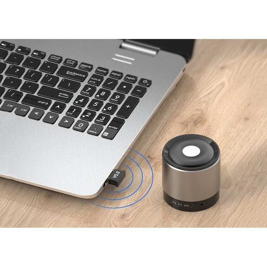 Adaptor Bluetooth, Flippy, 5.0, Wireless, pentru PC/Laptop, Interfata USB, 20 mbps, Negru-3