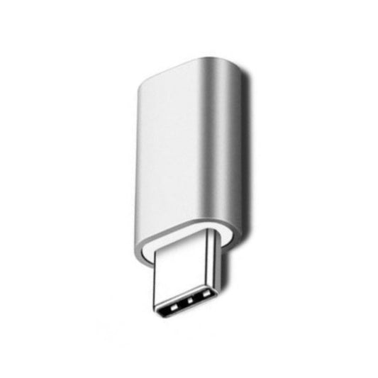 Adaptor Lightning (mama) to Type-C(tata) 2,8 cm Argintiu-0