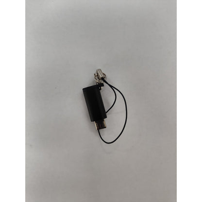 Adaptor micro USB (mama) to Type-C(tata) cu Agatatoare Breloc inclusa, Negru-2