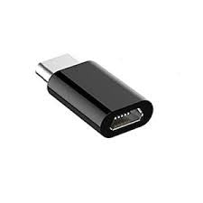 Adaptor micro USB (mama) to Type-C(tata) cu Agatatoare Breloc inclusa, Negru-4