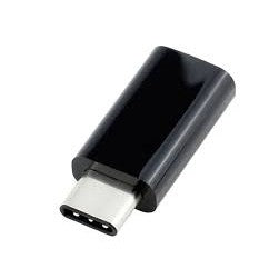 Adaptor micro USB (mama) to Type-C(tata) cu Agatatoare Breloc inclusa, Negru-5