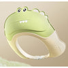 Protectie Baie Pentru Copii Impotriva Samponului, Fippy, Model Crocodil, Dimensiune ajustabila, Durabil, Usor de curatat, De protectie la dus, baie, TPE+PP, 22x24.5x6 cm, Verde-0