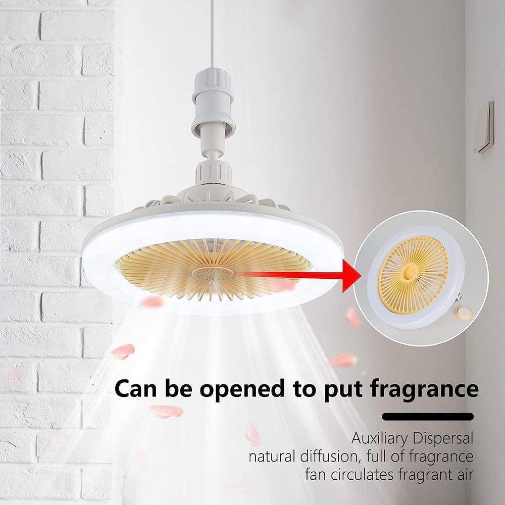 VENTILATOR DE TAVAN CU TELECOMANDĂ ȘI LUMINĂ 30W LED LAMPA FAN SMART