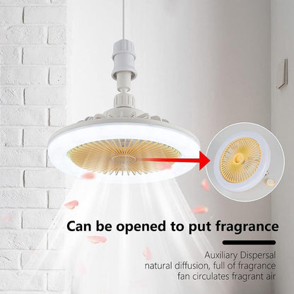 VENTILATOR DE TAVAN CU TELECOMANDĂ ȘI LUMINĂ 30W LED LAMPA FAN SMART