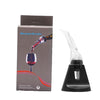 Aerator cu Turnator de Vin 2in1, Flippy, Decantare, Anti-Picurare, Fara Scurgere, 18x10x8cm, Negru-0