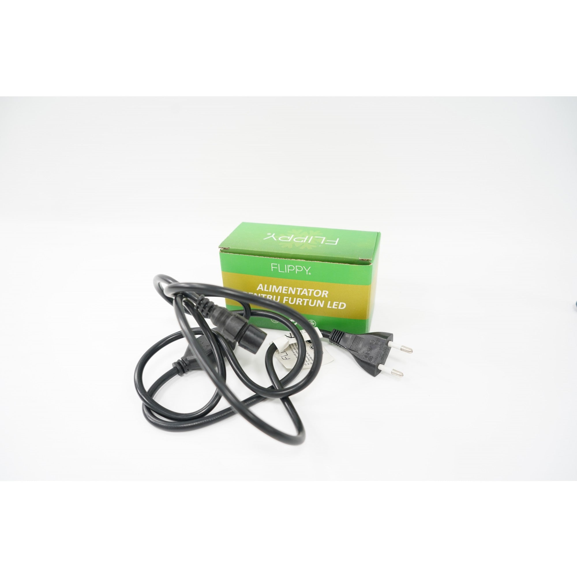 Alimentator pentru furtun luminos, fara joc de lumini, 220 V, 3 A, max, 660 W, Flippy, fir negru-0