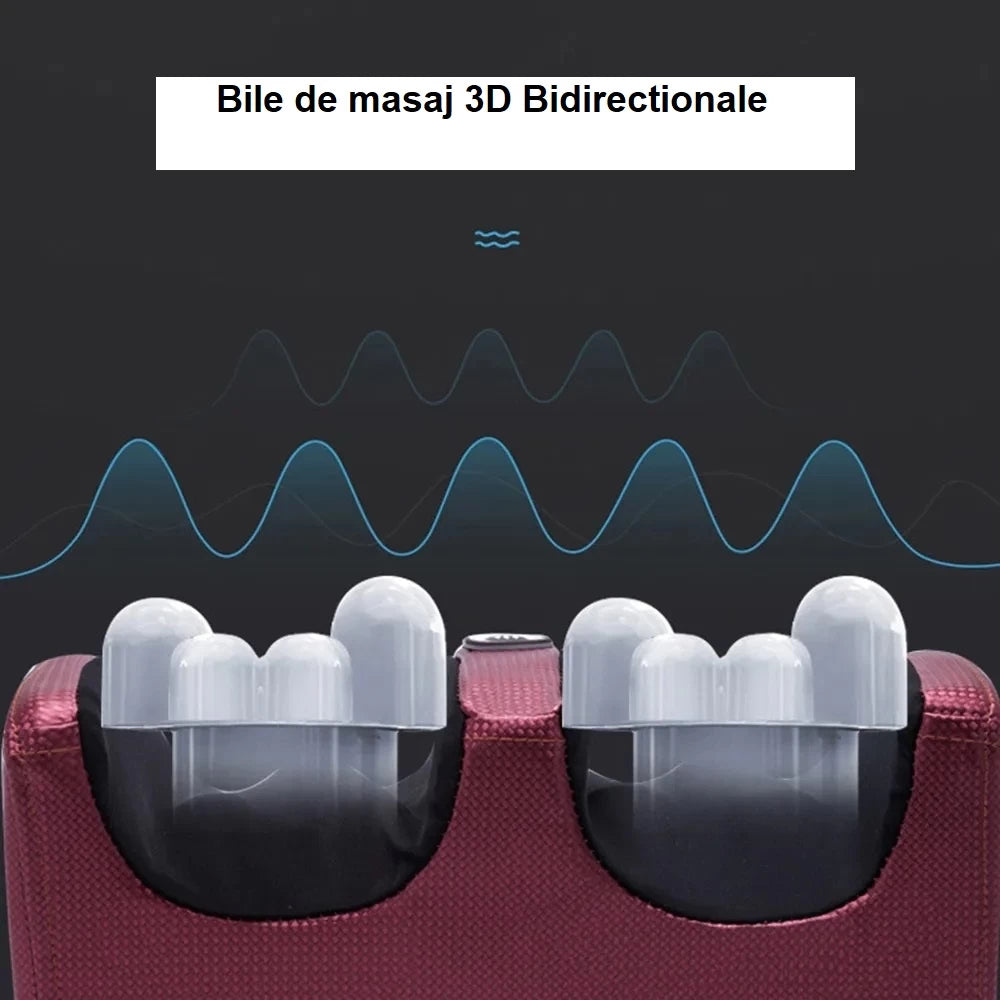 🔥 Aparat de Masaj pentru Picioare Shiatsu cu Încălzire – Relaxare Totală Acasă