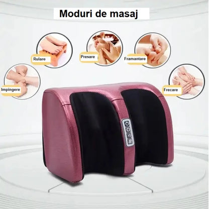 🔥 Aparat de Masaj pentru Picioare Shiatsu cu Încălzire – Relaxare Totală Acasă