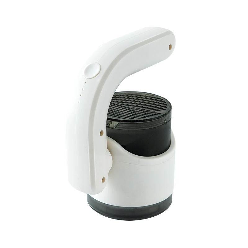 Aparat Pentru Curatat Scame, Par Si Praf, Flippy, cu LED, Pentru Diferite Tipuri De Material, Cu Lame Din Otel Inoxidabil, Compartiment de Depozitare, Maner Reglabil, 11x10.5x8.7 cm, Alb-0