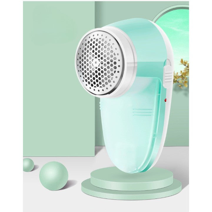 Aparat Pentru Curatat Scame, Par Si Praf, Flippy, Pentru Diferite Tipuri De Material, Cu Lame Din Otel Inoxidabil, Incarcare Prin USB Type-C, Cu Perie De Curatare si Cablu USB Incluse, 13x7 cm, Verde-2
