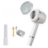 Aparat Pentru Curatat Scame, Par Si Praf, Flippy, Pentru Diferite Tipuri De Material, Cu Lame Din Otel Inoxidabil, Incarcare Prin USB Type-C, Cu Perie De Curatare, Cablu USB Si Stick Cu Lipici Incluse, Alb, 220 x 86 mm-0