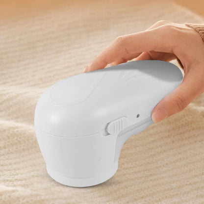 Aparat Scame si Par Haine, Flippy, Electric, USB inclus, Periuta Curatare, pentru Diferite Tesaturi, 13 x 6.8 x 5.8 cm, Alb-2