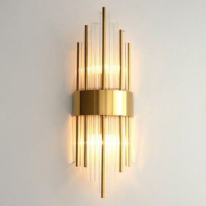 Aplica de Perete, Flippy, pentru Interior, din Otel Inoxidabil si Sticla, 40 x 16 cm, LED, Auriu-7