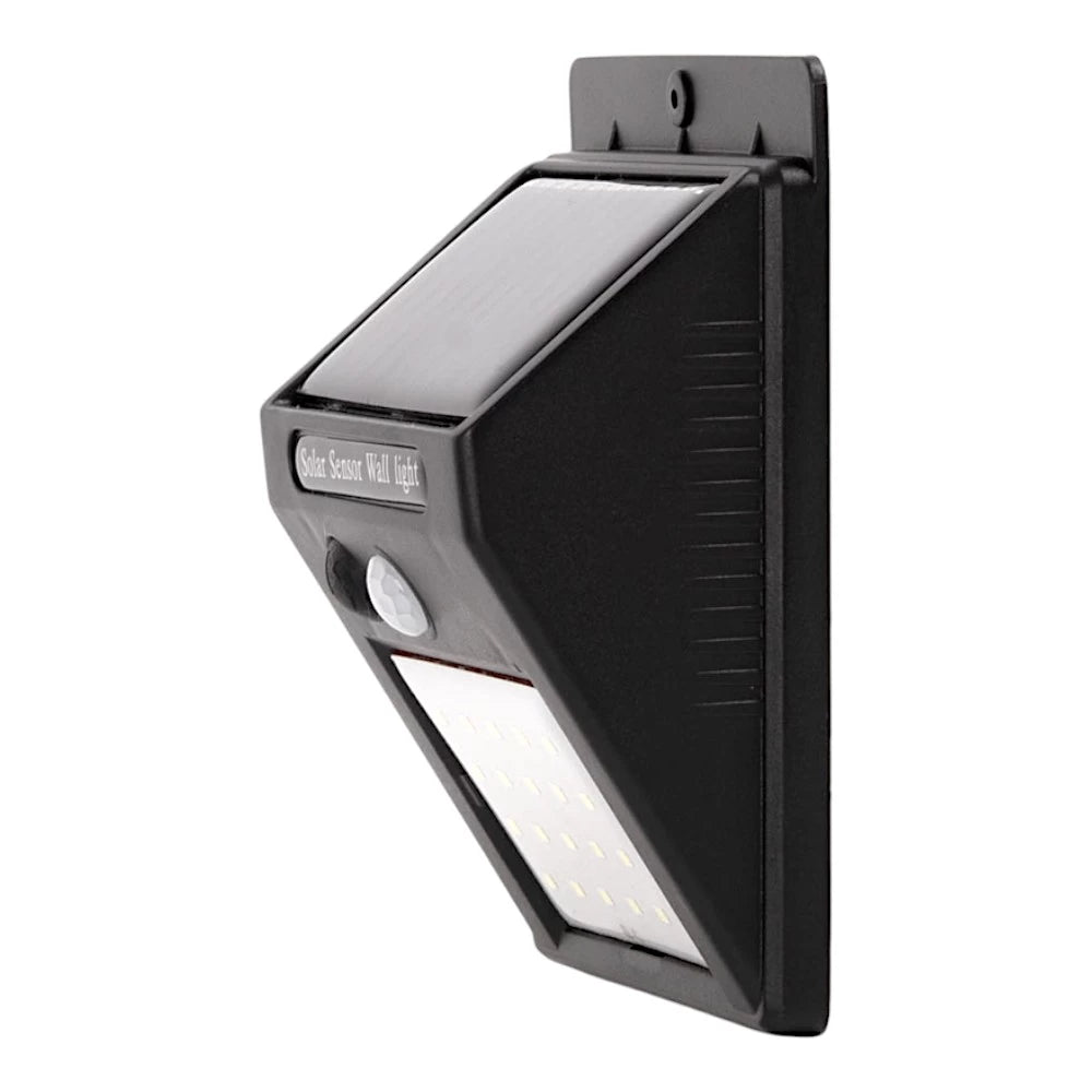 OFERTĂ 1+1 – Lampă Solară LED cu Senzor MotionLight Compact, 20 LED, 6500K, IP64, Negru