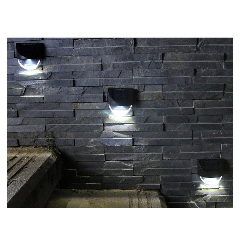 Aplica solara LED Flippy, ABS/Policarbonat, rezistent la apa IP65, 1 LED, pentru gradina, casa, balcon, terasa, 1.2V, 600mah, 8.8 x 8.5 cm, alb rece-1