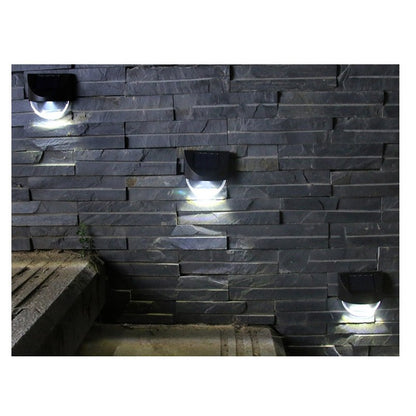Aplica solara LED Flippy, ABS/Policarbonat, rezistent la apa IP65, 1 LED, pentru gradina, casa, balcon, terasa, 1.2V, 600mah, 8.8 x 8.5 cm, alb rece-1