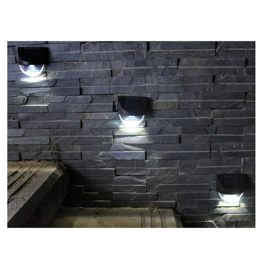 Aplica solara LED Flippy, ABS/Policarbonat, rezistent la apa IP65, 1 LED, pentru gradina, casa, balcon, terasa, 1.2V, 600mah, 8.8 x 8.5 cm, alb rece-1