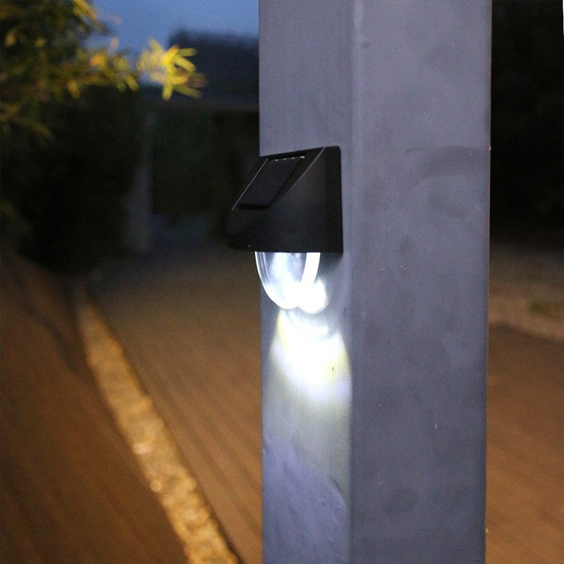 Aplica solara LED Flippy, ABS/Policarbonat, rezistent la apa IP65, 1 LED, pentru gradina, casa, balcon, terasa, 1.2V, 600mah, 8.8 x 8.5 cm, alb rece-3