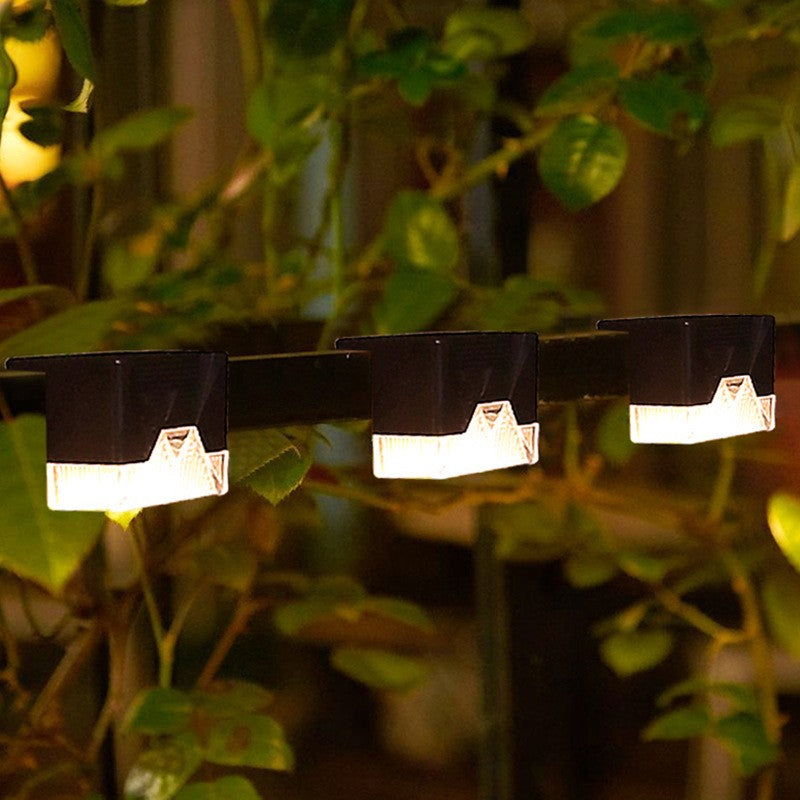 Aplica solara LED Flippy, ABS/Policarbonat, rezistenta la apa IP65, pentru trepte, borduri, terasa, 1.2V, 600mah, 7.9 x 5 cm, lumina alb rece, negru-2