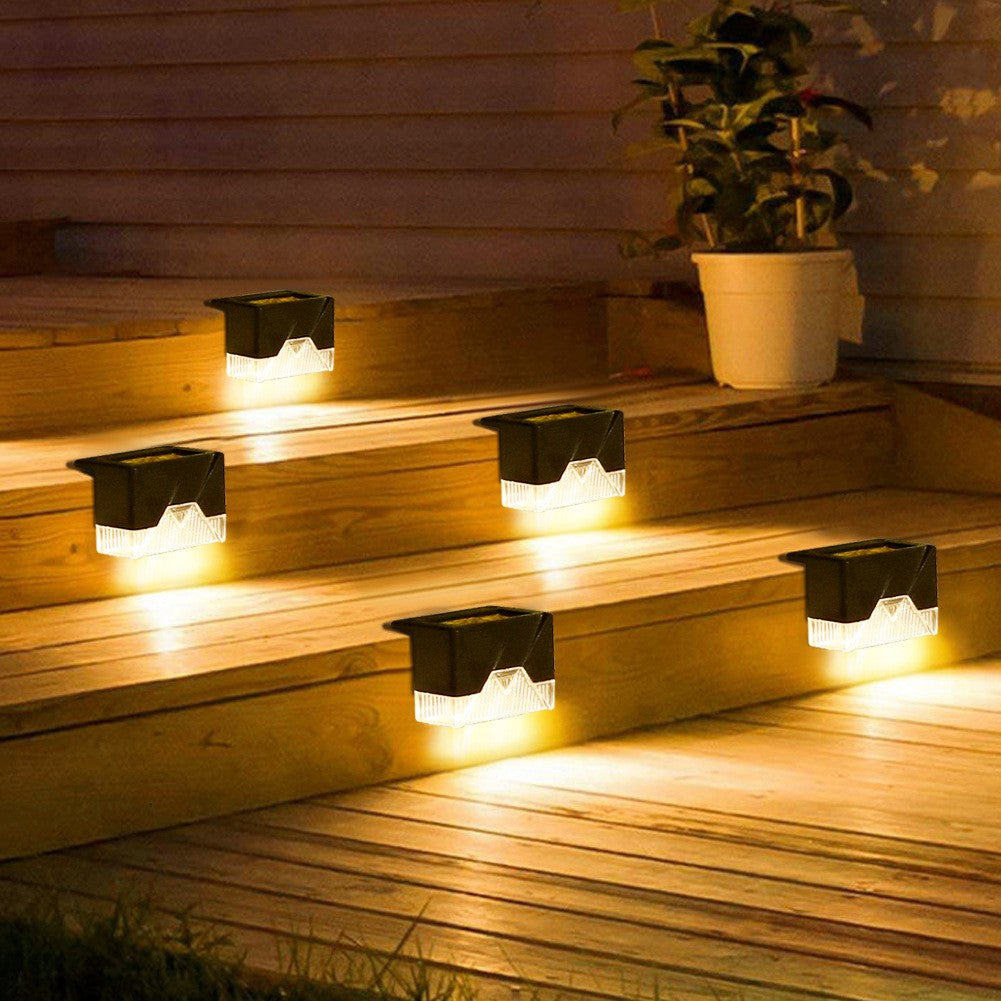 Aplica solara LED Flippy, ABS/Policarbonat, rezistenta la apa IP65, pentru trepte, borduri, terasa, 1.2V, 600mah, 7.9 x 5 cm, lumina alb cald, negru-1