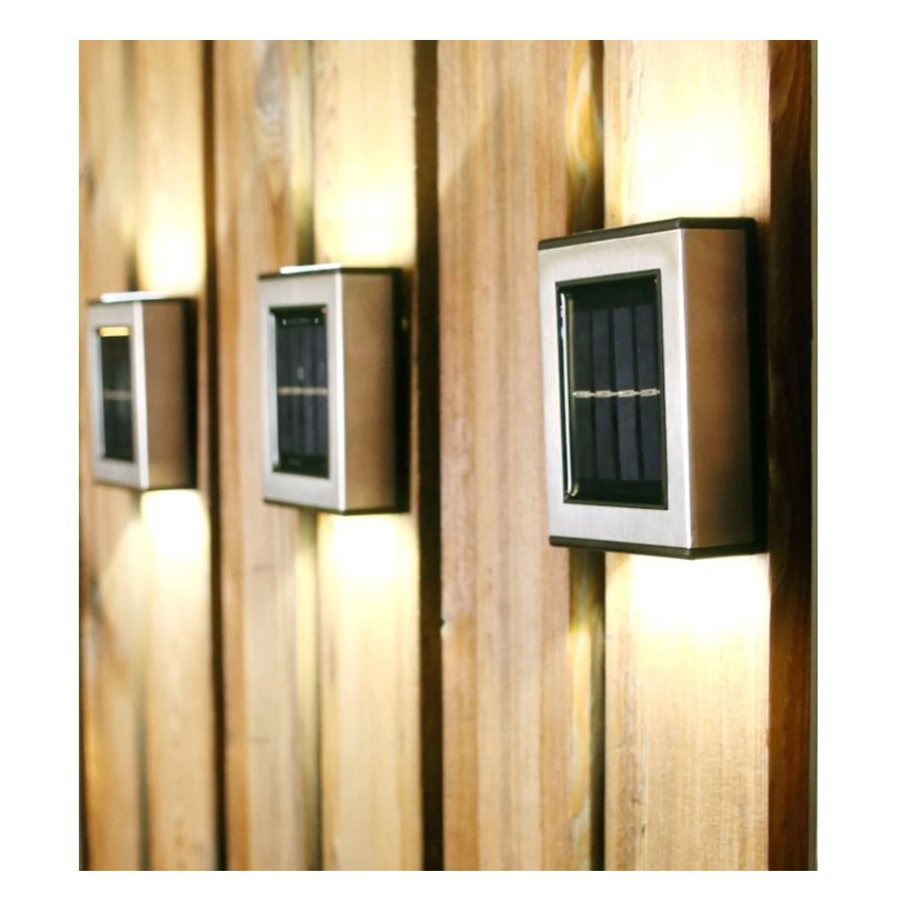 Aplica solara LED Flippy, ABS/Policarbonat, rezistenta la apa IP65, pentru trepte, borduri, terasa, 1.2V, 600mah, 10 x 7.5 x 3 cm, lumina alb calda, negru-3