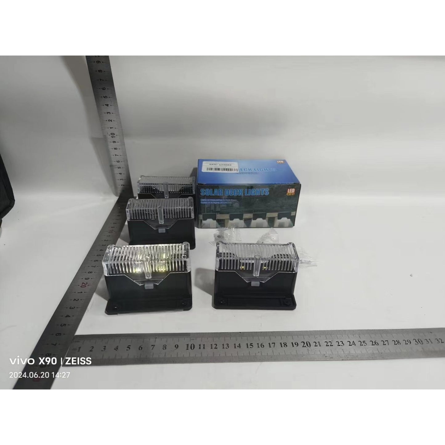 Aplica solara LED Flippy, ABS/Policarbonat, rezistenta la apa IP65, pentru trepte, borduri, terasa, 1.2V, 600mah, 7.9 x 5 cm, lumina alb rece, negru-5