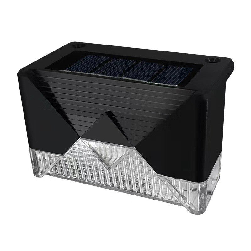 Aplica solara LED Flippy, ABS/Policarbonat, rezistenta la apa IP65, pentru trepte, borduri, terasa, 1.2V, 600mah, 7.9 x 5 cm, lumina alb rece, negru-0