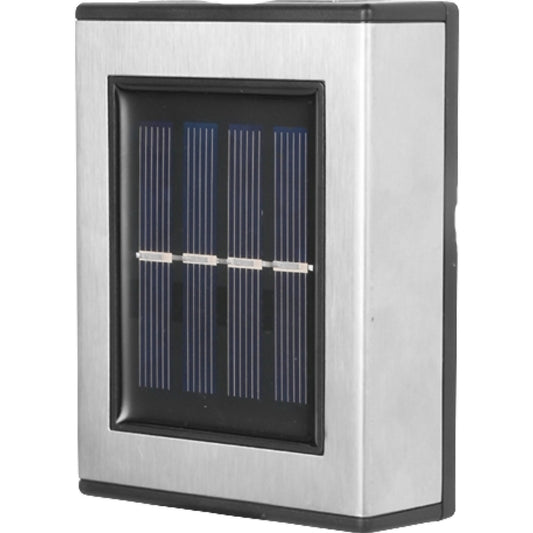 Aplica solara LED Flippy, ABS/Policarbonat, rezistenta la apa IP65, pentru trepte, borduri, terasa, 1.2V, 600mah, 10 x 7.5 x 3 cm, lumina alb calda, negru-0