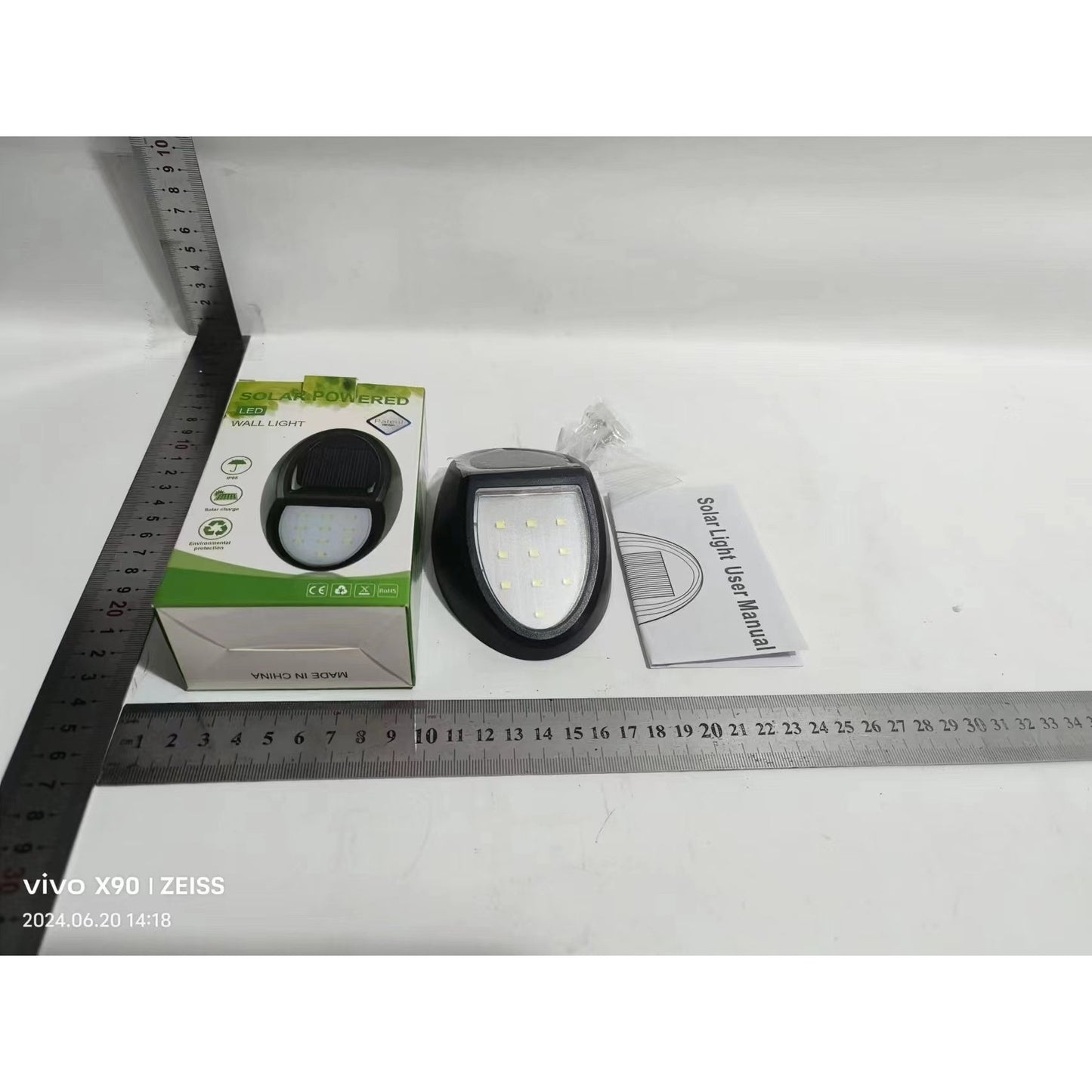 Aplica solara LED pentru perete Flippy, in forma ovala, 10 LED-uri, lumina puternica, IP65, 12 x 7.5 cm, 1.2 V, 300 mAh, autonomie 8-10 ore, alb rece-6