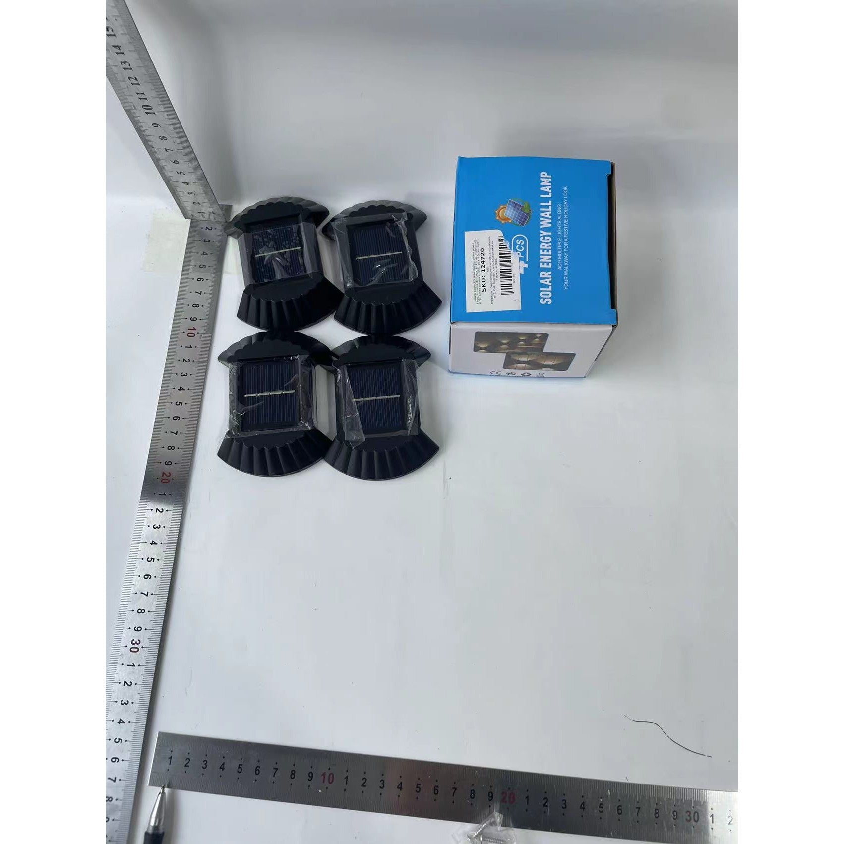 Aplica solaraLED bidirectionala pentru perete Flippy, in forma de funda, 8 LED-uri, material ABS si PC, lumina puternica, IP65, 10 x 7.5 cm, baterie 1.2 V, 300 mAh, autonomie 8-10 ore, alb rece-5