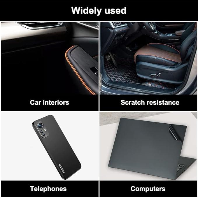 Folie auto pentru colantare integrala, Termoplastica, cu tehnologie "BUBBLE FREE", culoare Negru, finisaj Mat, dimensiune 3,0m x 1,52m-5