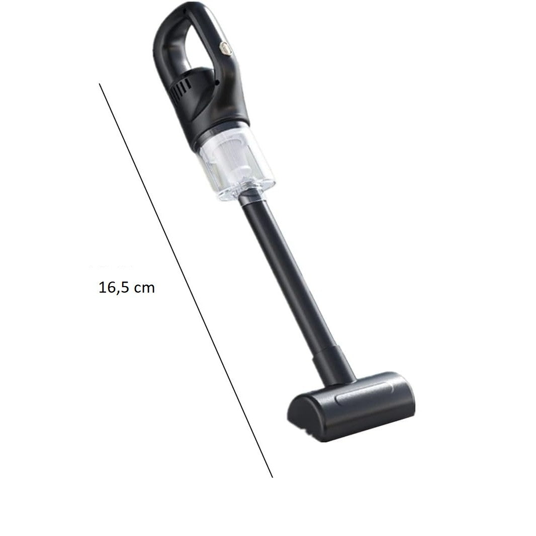 Aspirator Portabil fara Fir, Flippy, Incarcare USB, Pentru Casa si Masina, Autonomie 45 min, Negru-1