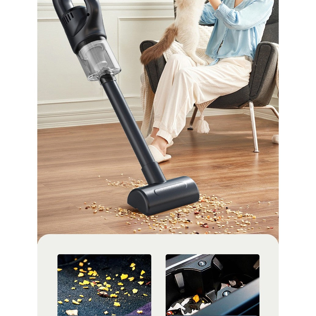 Aspirator Portabil fara Fir, Flippy, Incarcare USB, Pentru Casa si Masina, Autonomie 45 min, Negru-8