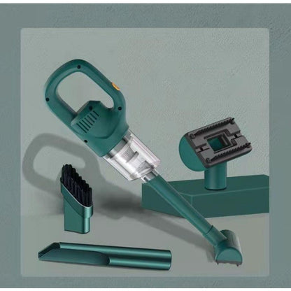 Aspirator Portabil fara Fir, Flippy, Incarcare USB, Pentru Casa si Masina, Autonomie 45 min, Verde-5