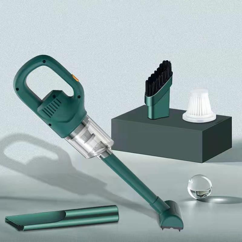 Aspirator Portabil fara Fir, Flippy, Incarcare USB, Pentru Casa si Masina, Autonomie 45 min, Verde-10