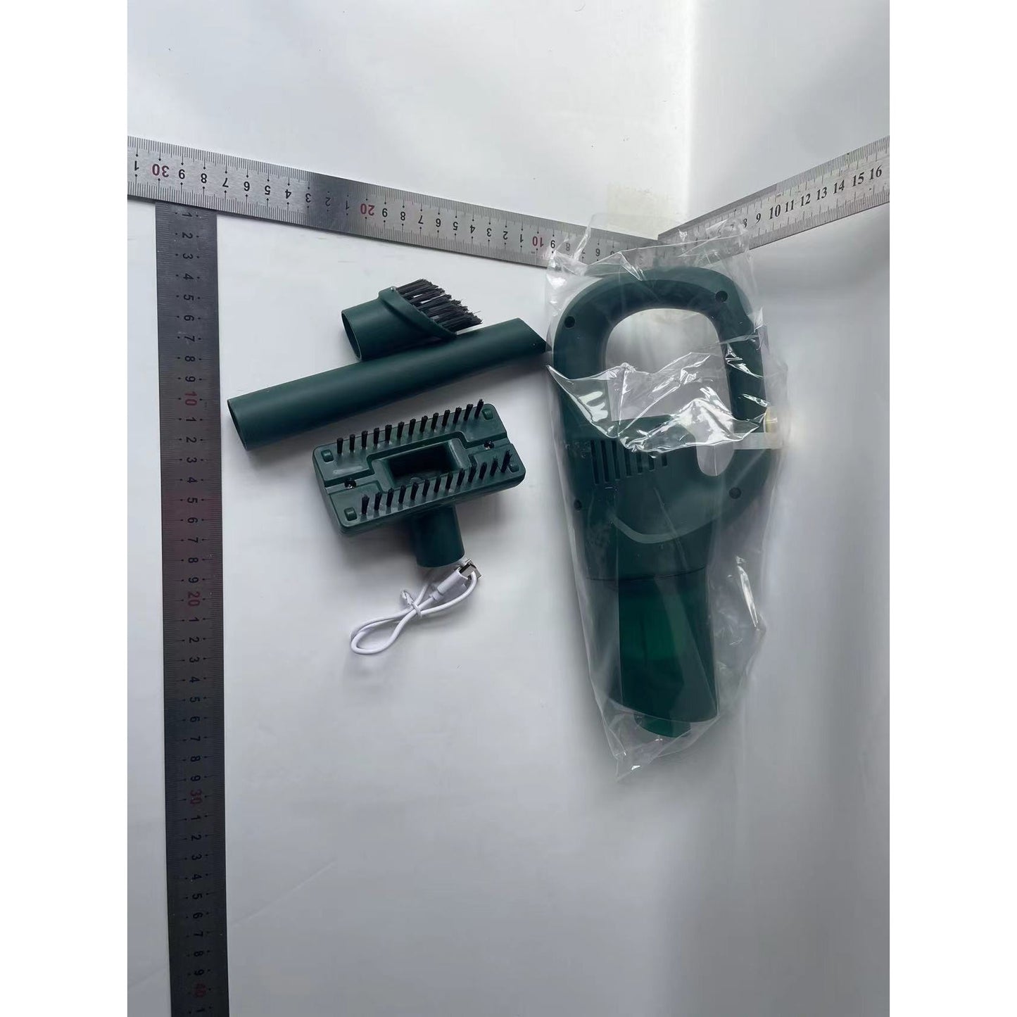 Aspirator Portabil fara Fir, Flippy, Incarcare USB, Pentru Casa si Masina, Autonomie 45 min, Verde-11