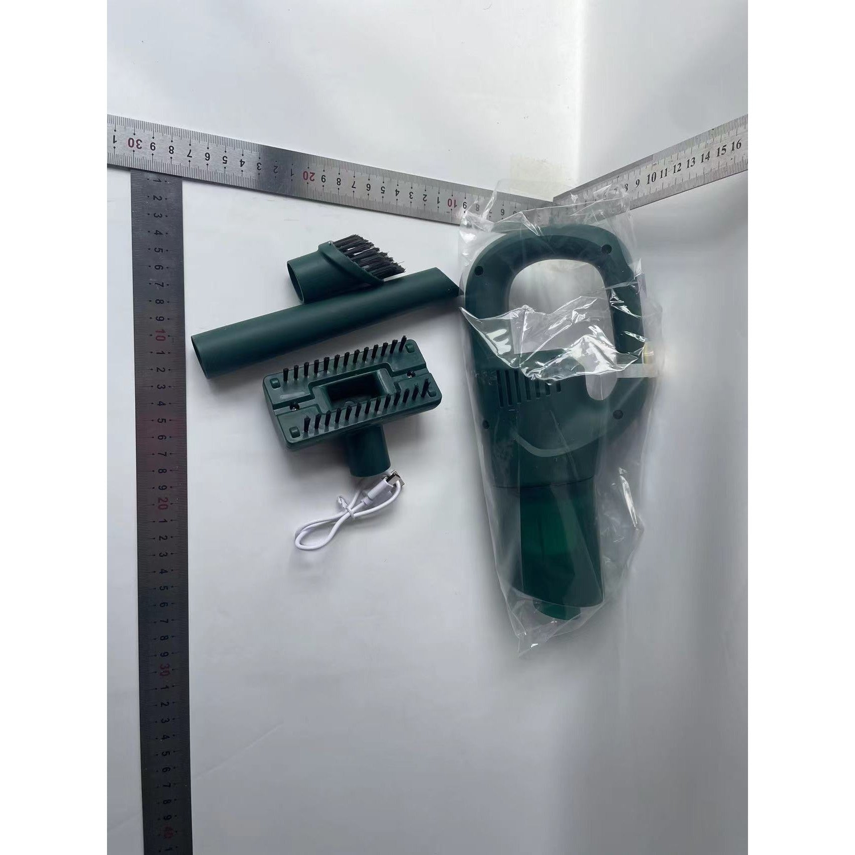 Aspirator Portabil fara Fir, Flippy, Incarcare USB, Pentru Casa si Masina, Autonomie 45 min, Verde-11