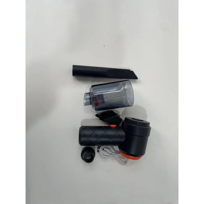 Aspirator Portabil fara Fir, Flippy, Tip Pistol 2 in 1, Suflare si Aspirare, Incarcare USB, Pentru Casa si Masina, Autonomie 30 min, Negru-9
