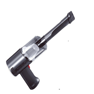 Aspirator Portabil Fara Fir, Flippy, Tip Pistol K7, Pentru Casa si Masina, Incarcare USB, Autonomie 30 Min, 36 x 17 cm, Negru-0