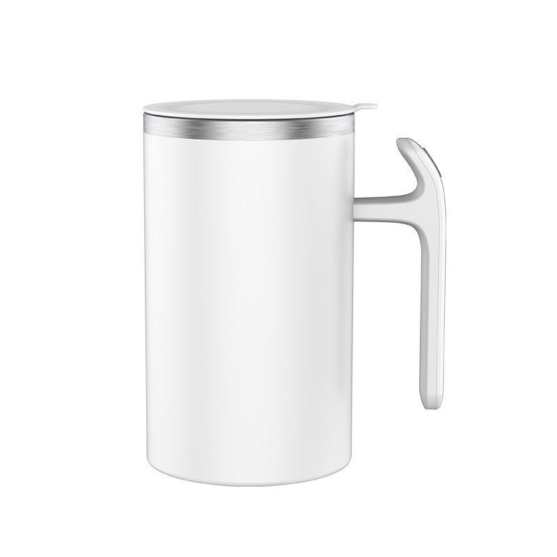 Cana portabila cu mixer incorporat, Flippy, pe baterii, 380 ml, alb-0