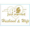 Autocolant just married model 2-0